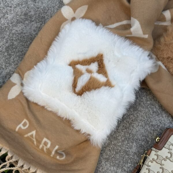 Louis Vuitton Šal Brown/Beige