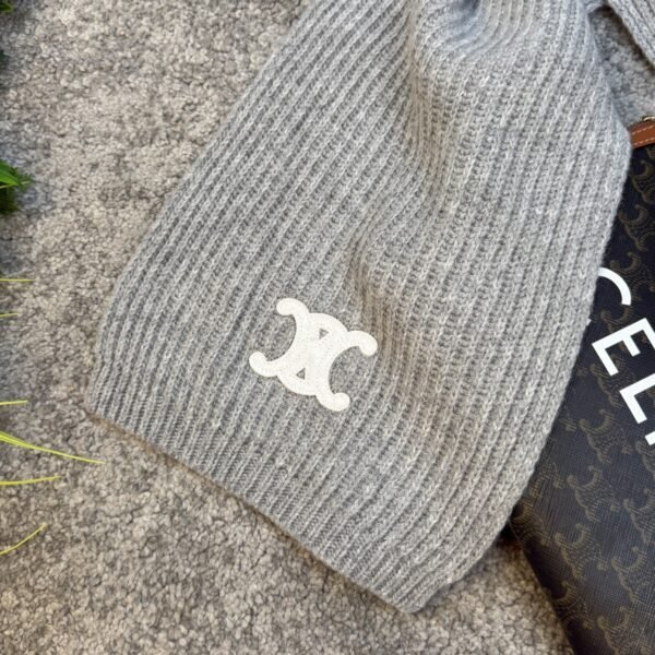 Celine komplet Šal i Kapa Grey