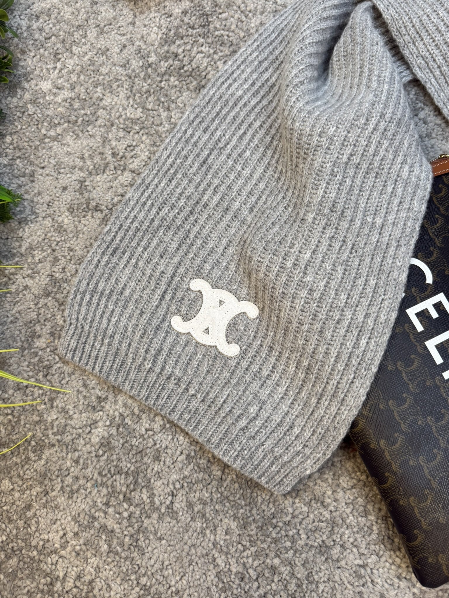 Celine komplet Šal i Kapa Grey - Slika 3