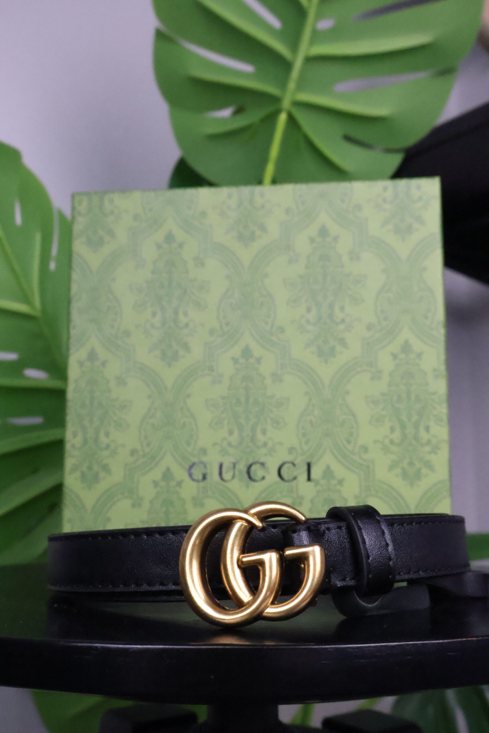 Remen Gucci "Golden - Black" - Slika 2