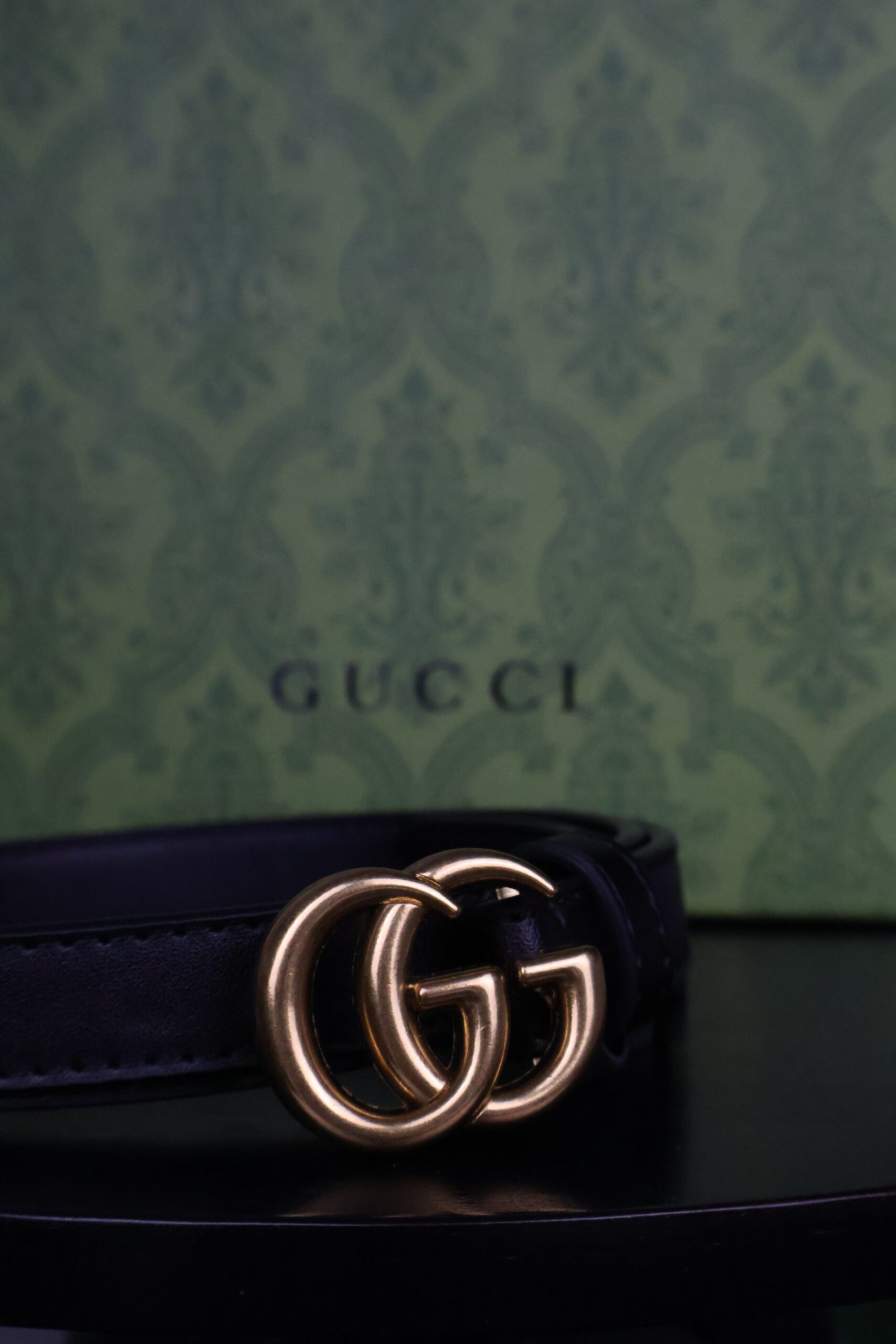 Remen Gucci "Golden - Black" - Slika 3