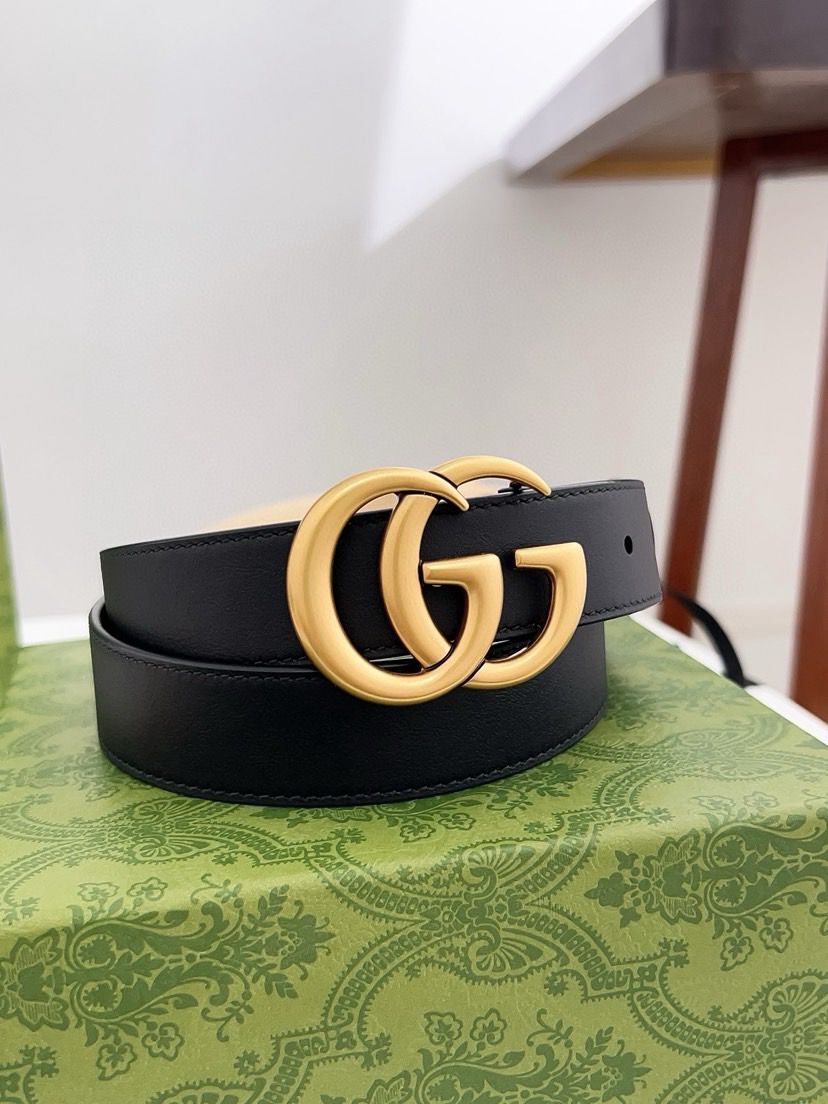 Remen Gucci "Golden - Black" - Slika 9