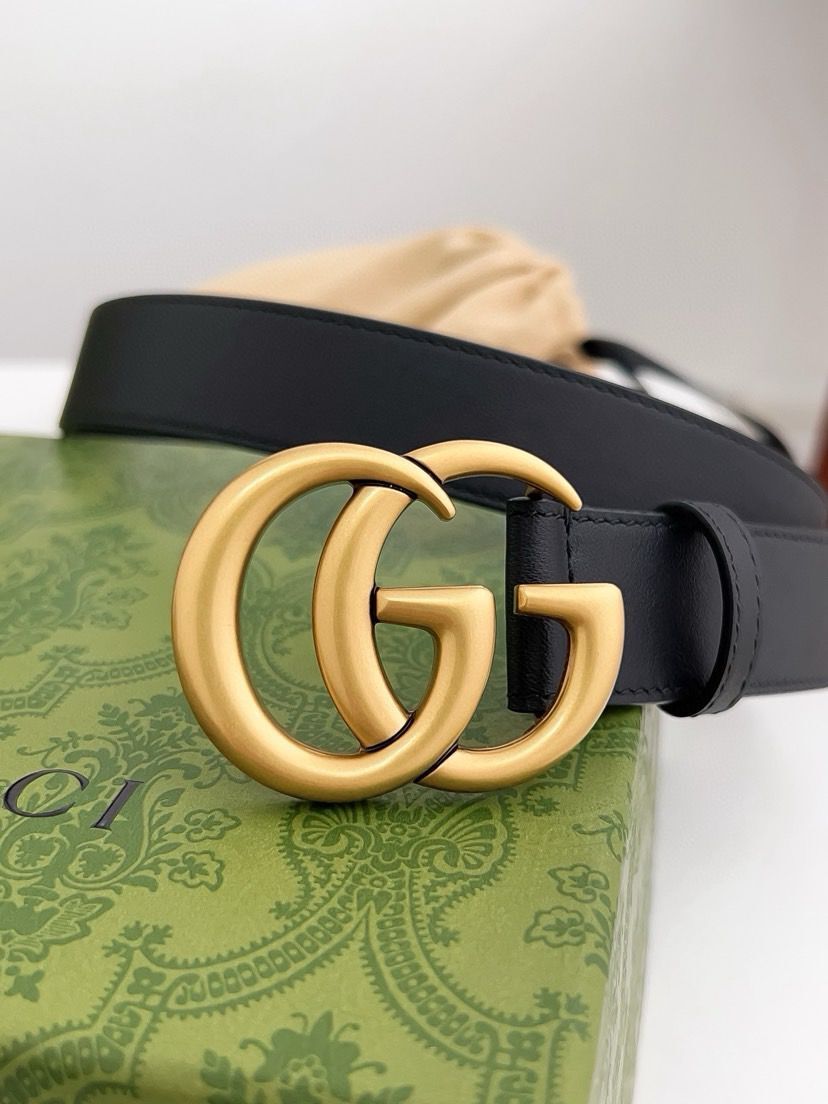 Remen Gucci "Golden - Black" - Slika 11