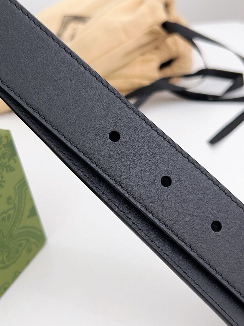 Remen Gucci "Golden - Black" - Slika 12