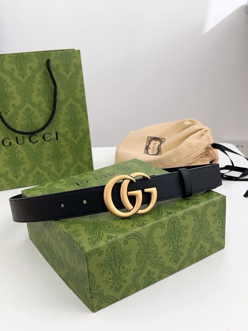 Remen Gucci "Golden - Black" - Slika 6