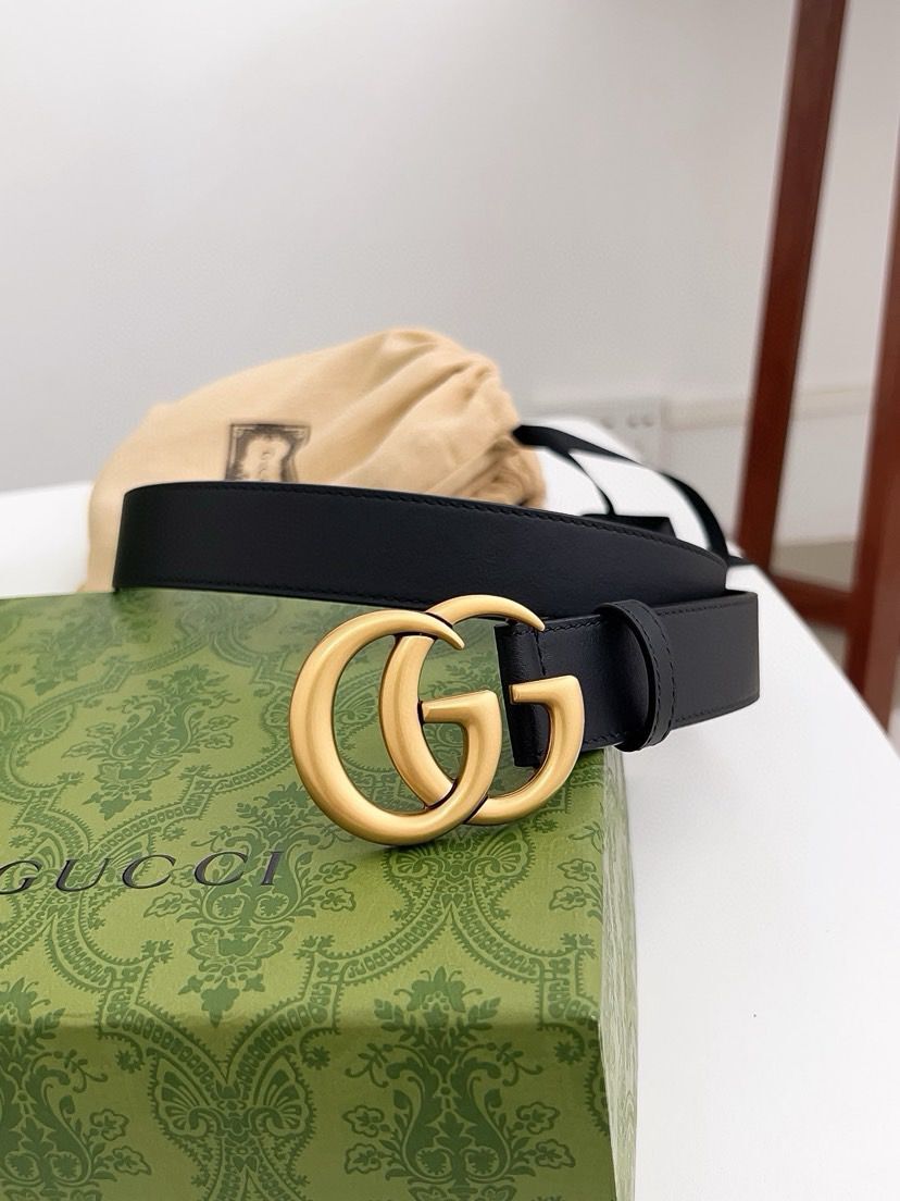 Remen Gucci "Golden - Black" - Slika 13