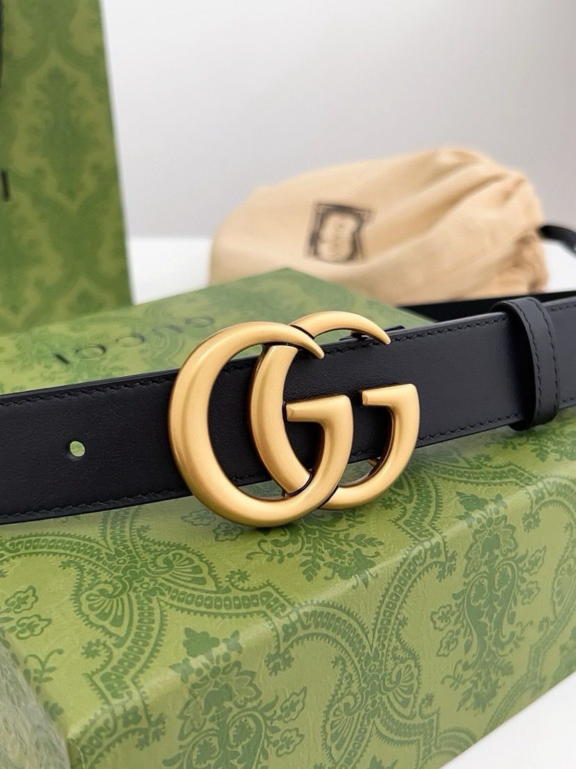 Remen Gucci "Golden - Black" - Slika 14