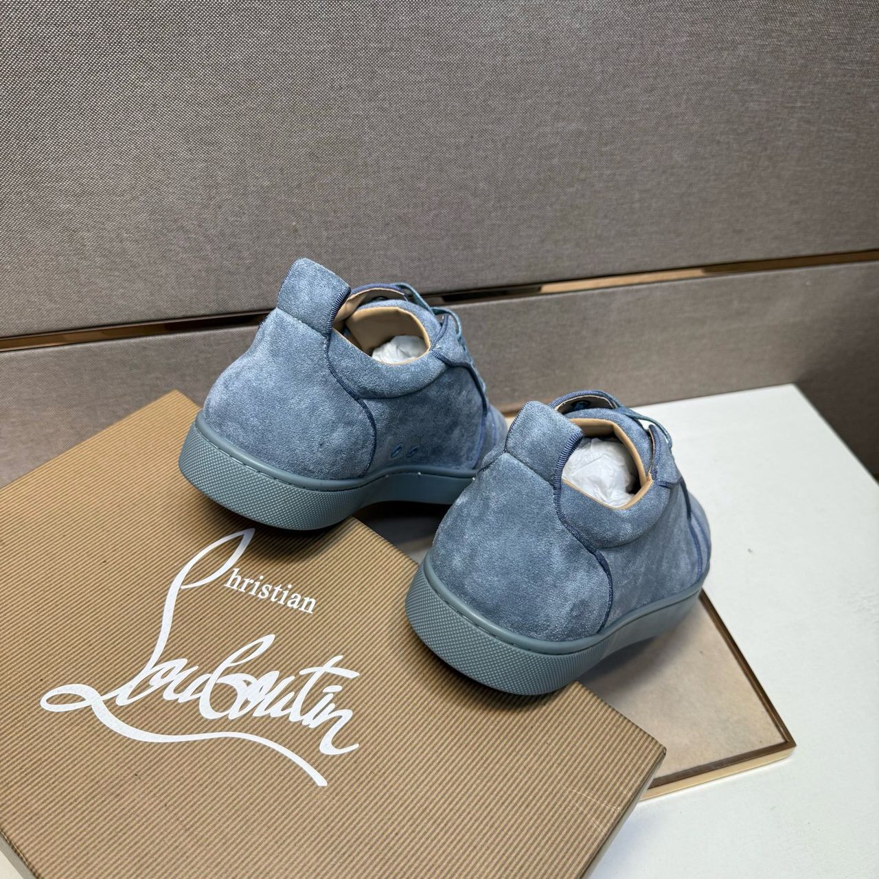 Christian Louboutin Light Blue Suede - Slika 13