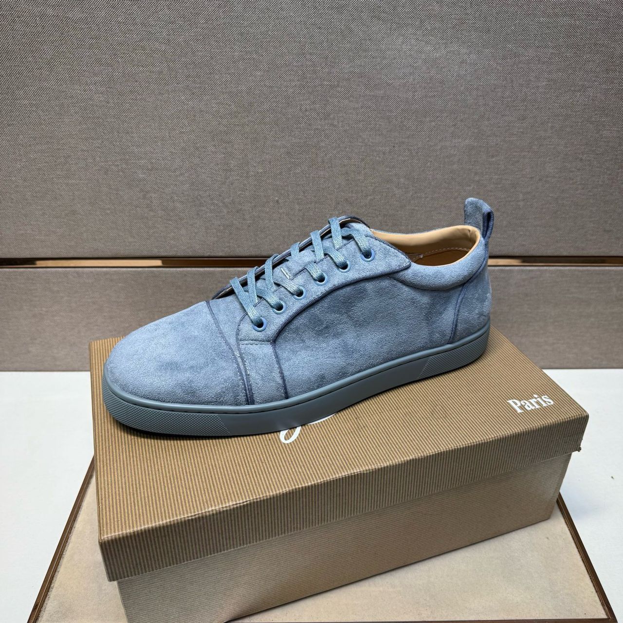 Christian Louboutin Light Blue Suede - Slika 6