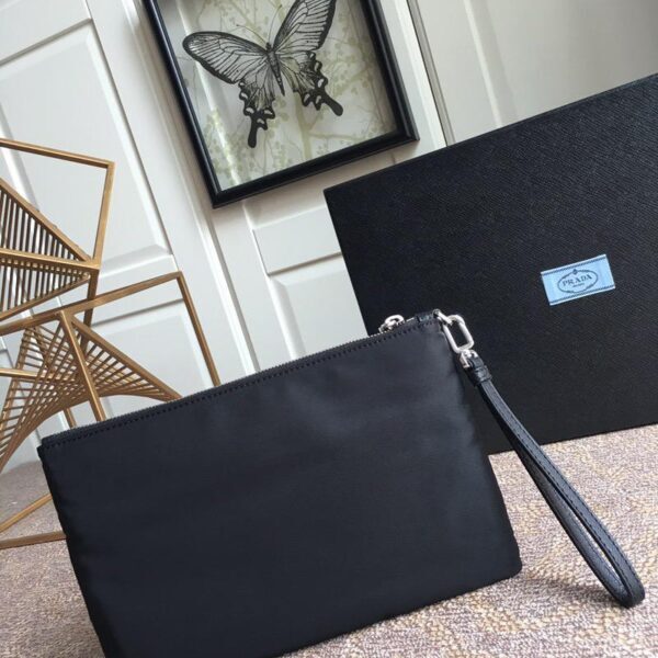 Prada Nylon Pouch Black