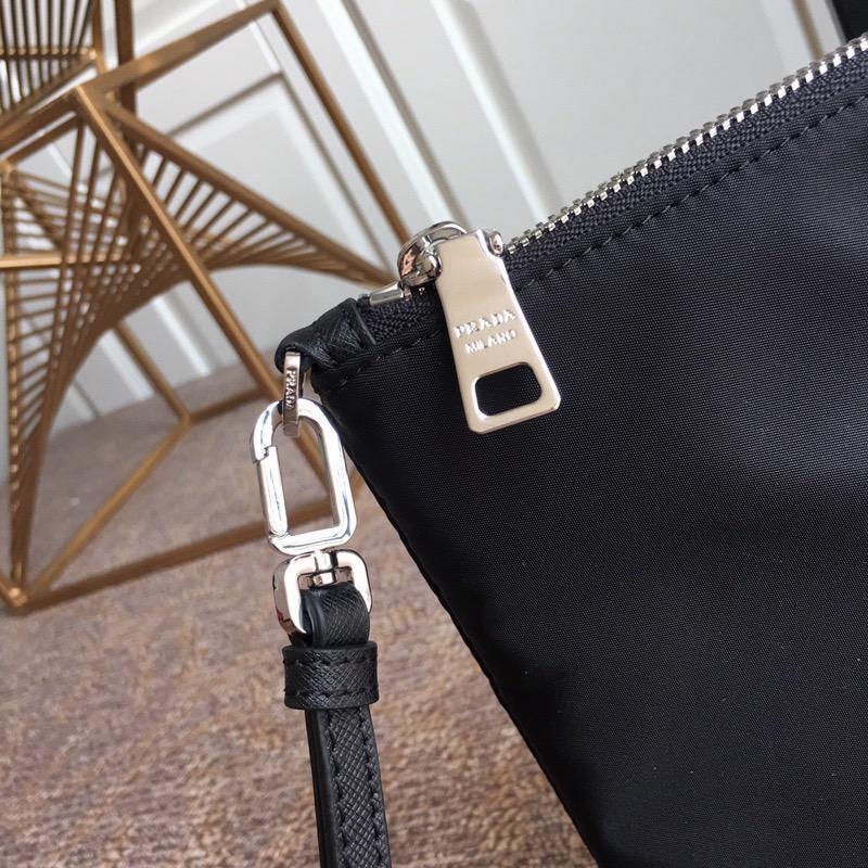 Prada Nylon Pouch Black - Slika 6