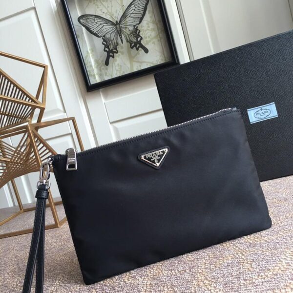 Prada Nylon Pouch Black