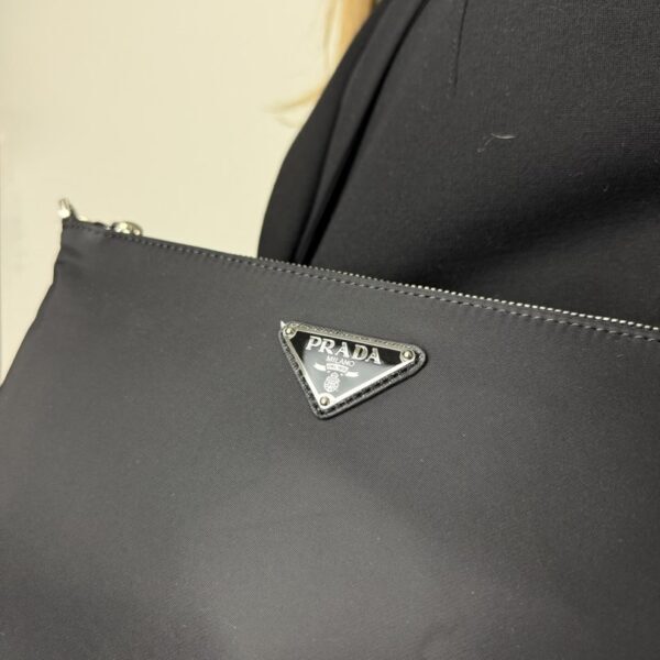 Prada Nylon Pouch Black