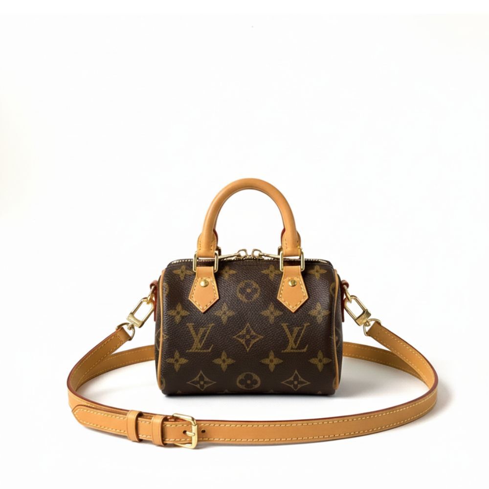 Louis Vuitton Nano Speedy Monogram Brown