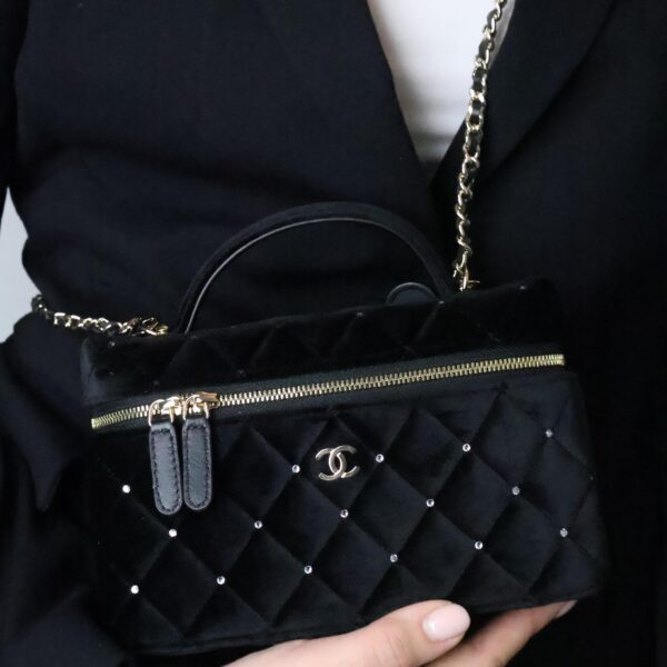 CHANEL Mini Flap Bag Velvet