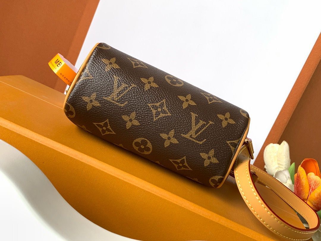Louis Vuitton Nano Speedy Monogram Brown
