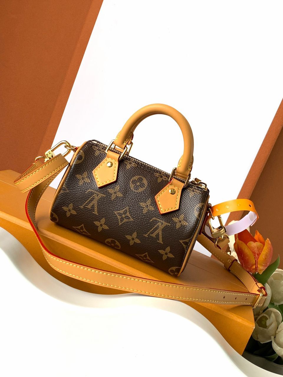 Louis Vuitton Nano Speedy Monogram Brown