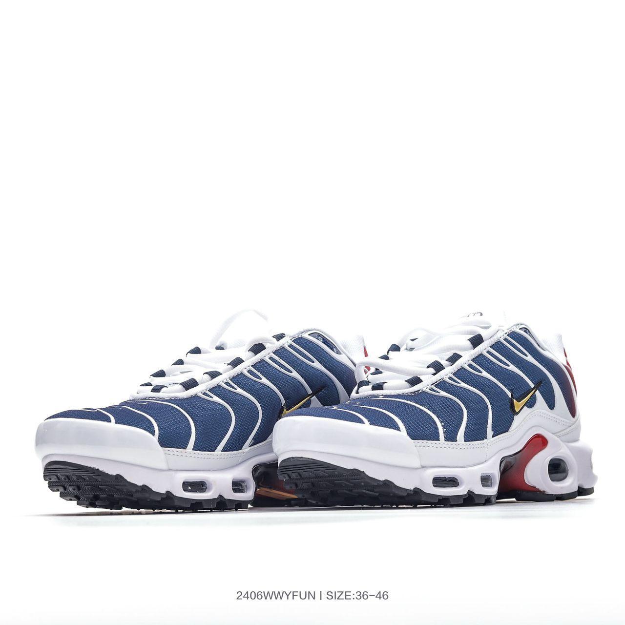 Nike AIR MAX PLUS TN bijela / plava / crvena - Slika 7