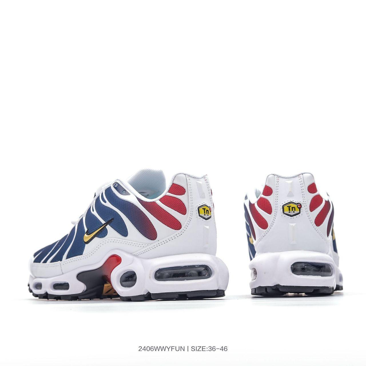 Nike AIR MAX PLUS TN bijela / plava / crvena - Slika 6