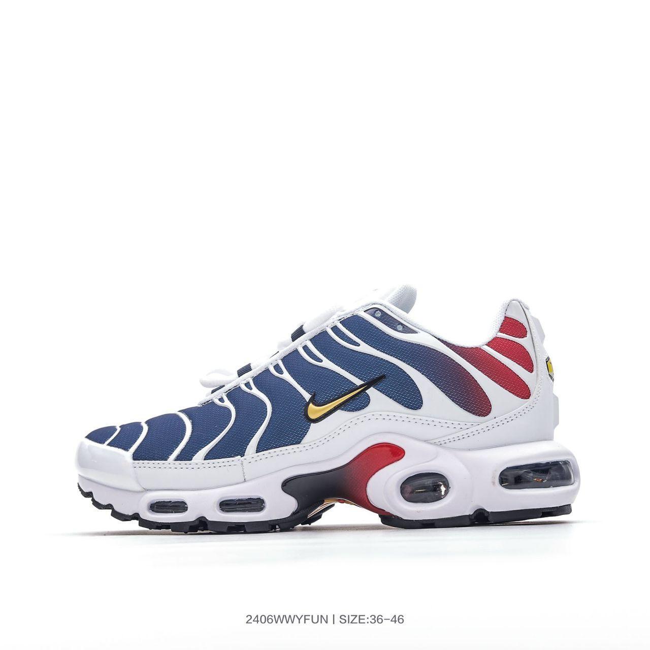 Nike AIR MAX PLUS TN bijela / plava / crvena - Slika 5