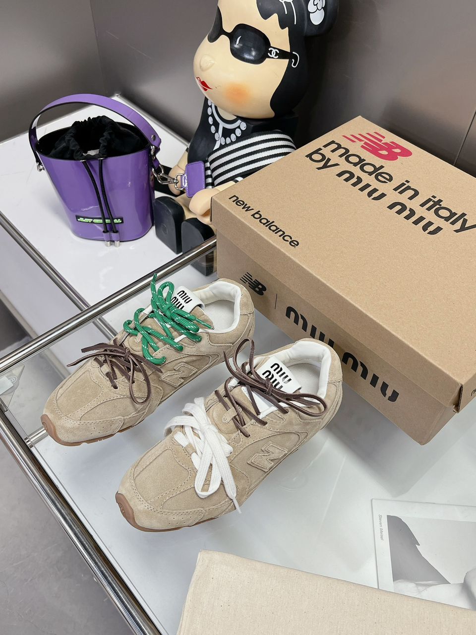 New Balance x Miu Miu Beige - Slika 14