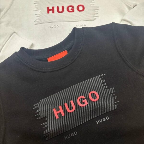 HUGO Crew-neck sweatshirt "Black" Kids