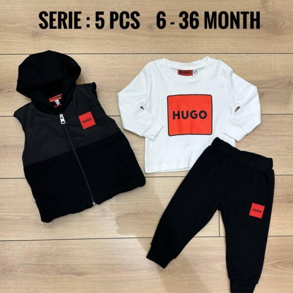 Komplet HUGO "Black&White" Kids