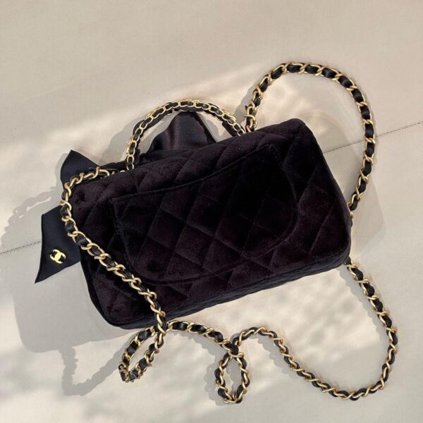 CHANEL Mini Flap Bag Velvet