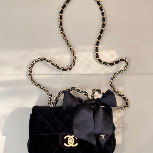CHANEL Mini Flap Bag Velvet