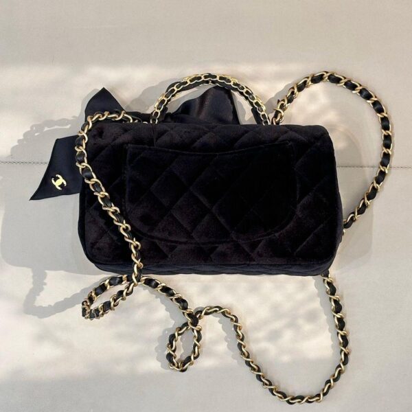 CHANEL Mini Flap Bag Velvet