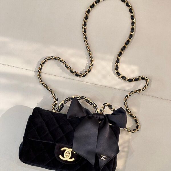 CHANEL Mini Flap Bag Velvet