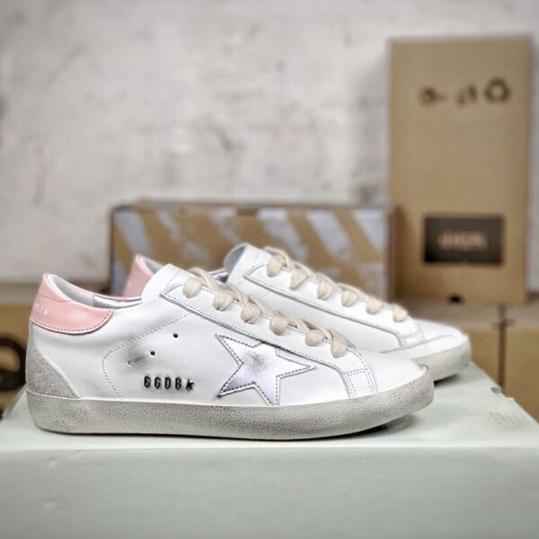 Golden Goose Super-Star "White Silver"