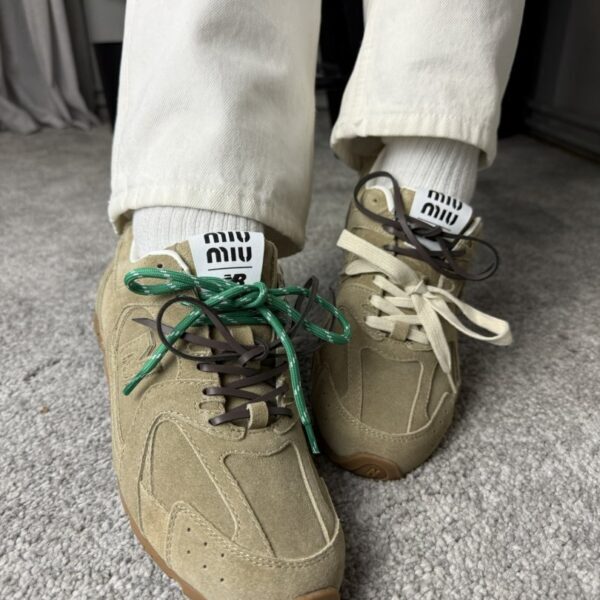 New Balance x Miu Miu Beige