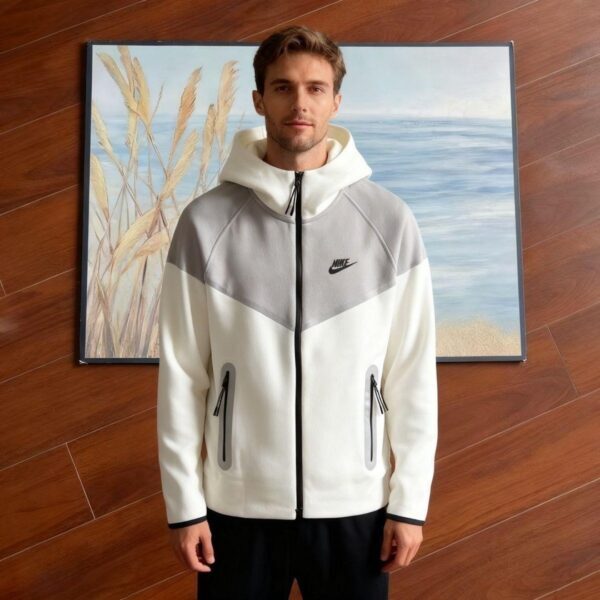 Komplet Nike Tech Fleece Reflective "White-Gray"