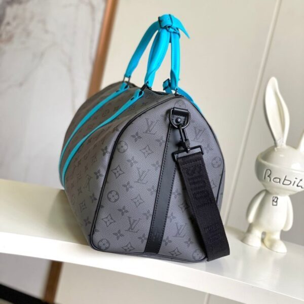 Louis Vuitton Keepall Bandoulière 45 Grey Duffle
