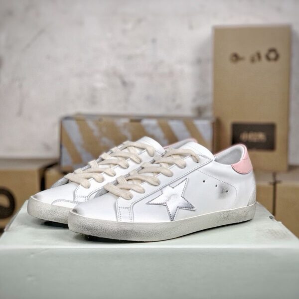 Golden Goose Super-Star "White Silver"