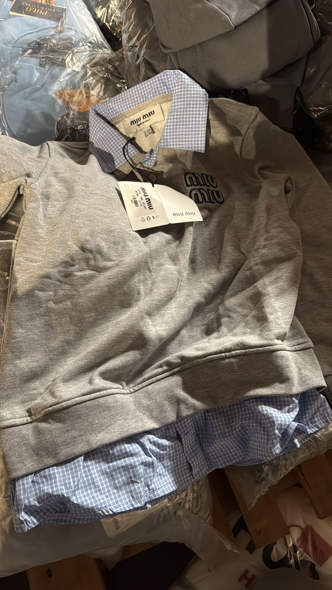 MIU MIU POLO MAJICA "PLAVA" Kids - Slika 3