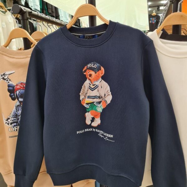 POLO RALPH LAUREN POLO BEAR SWEATSHIRT "BLUE" KIDS