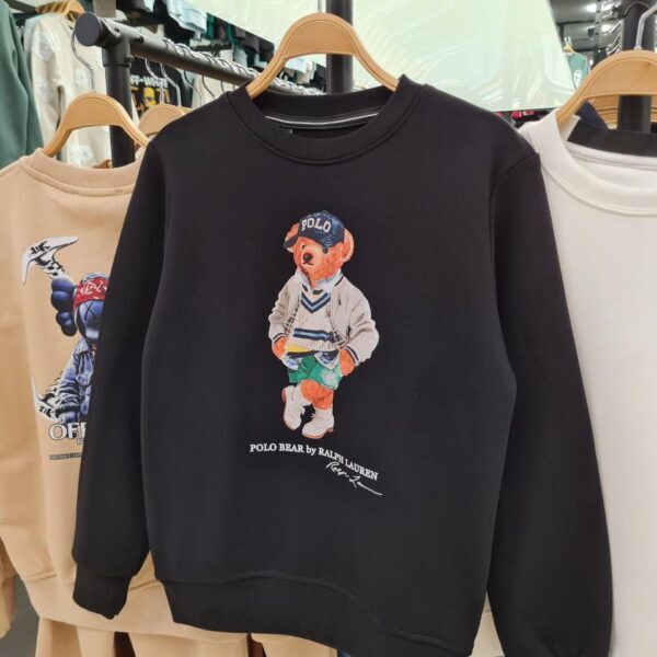 POLO RALPH LAUREN POLO BEAR SWEATSHIRT "BLACK" KIDS
