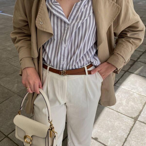 Ralph Lauren remen REVERSIBLE PEBBLED 2cm