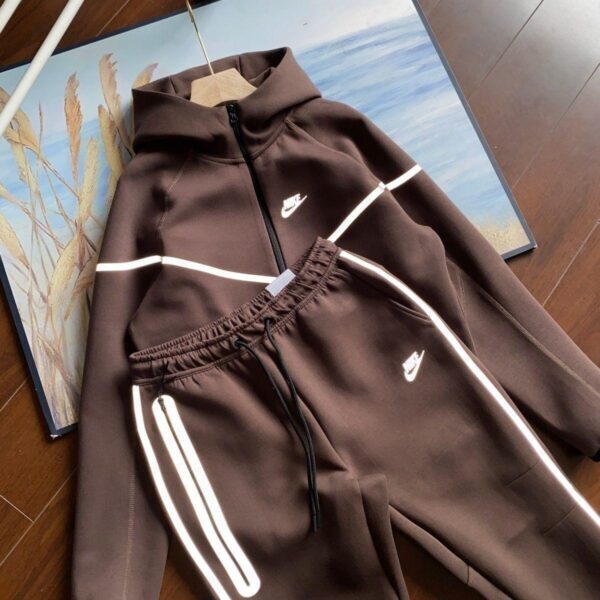 Komplet Nike Tech Fleece Reflective "Brown"