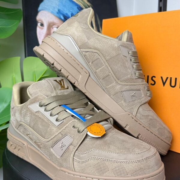 Louis Vuitton Trainer Sneaker "Taupe Brown"