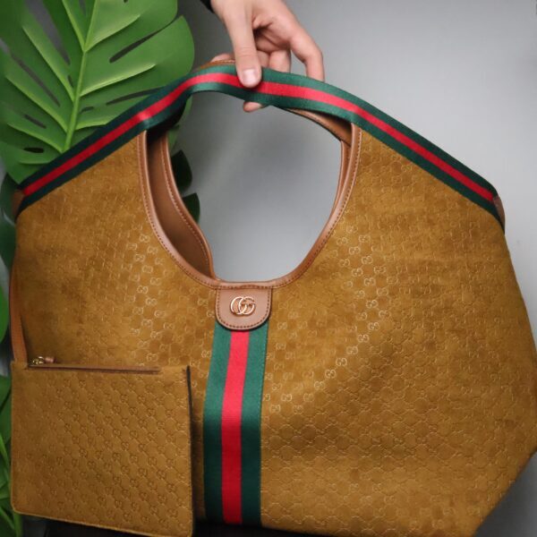 Gucci Giglio GG Suede "Brown"