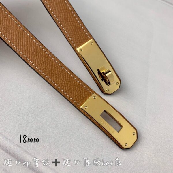 Remen Hermes Kelly 2cm "Light Brown"