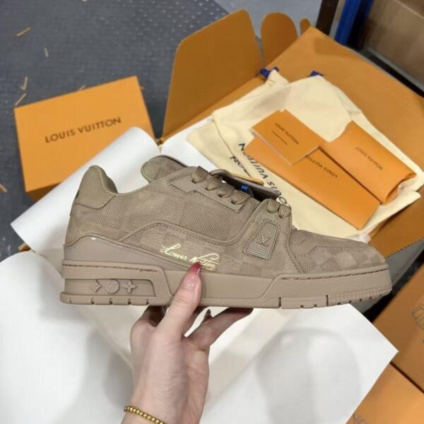 Louis Vuitton Trainer Sneaker "Taupe Brown"