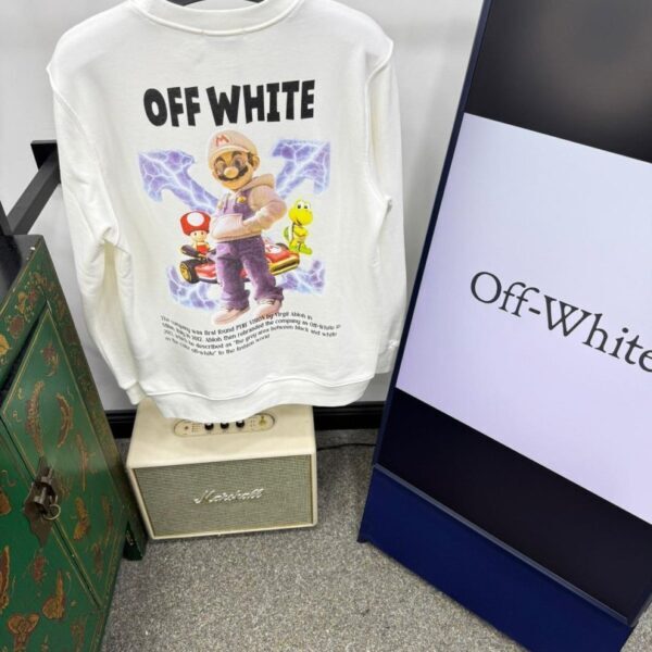 Off-White majica dugi rukav "White"