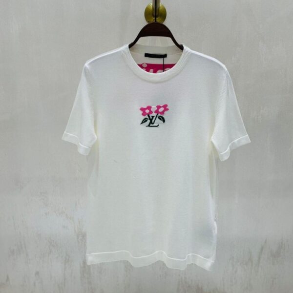 Louis Vuitton pletena majica kratki rukav "White"