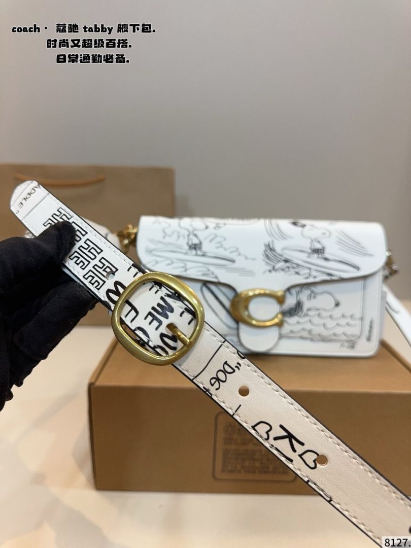 Coach X Peanuts Tabby Shoulder Bag - Slika 2