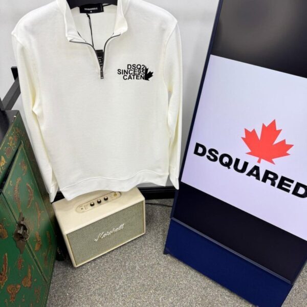 Dsquared² majica dugi rukav "White"