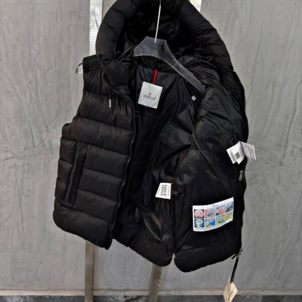 Cardamine Hooded Down Prsluk "Black"